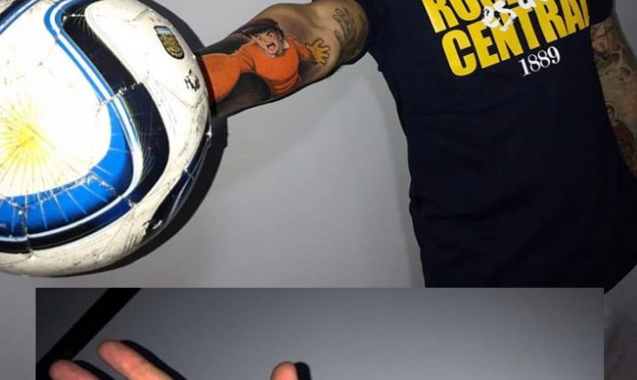 NIETYPOWY tatuaż bramkarza Gimnasii La Plata! :D